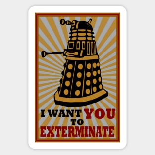 EXTERMINATE Sticker